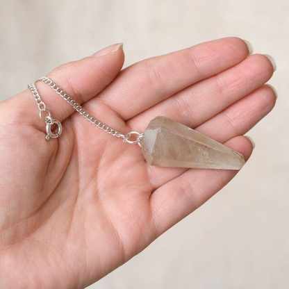 Smokey Quartz Pendulum (Expanded Awareness and Channeling)  DestGlow