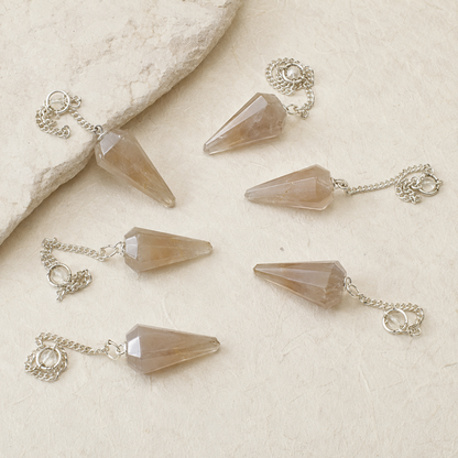 Smokey Quartz Pendulum (Expanded Awareness and Channeling)  DestGlow