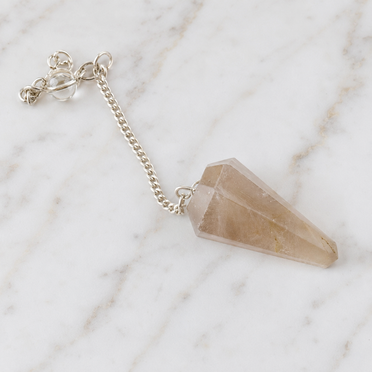 Smokey Quartz Pendulum (Expanded Awareness and Channeling)  DestGlow