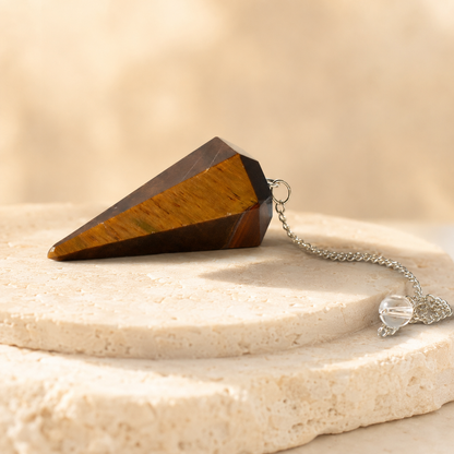 Tiger Eye Pendulum (Longevity and Protection)  DestGlow