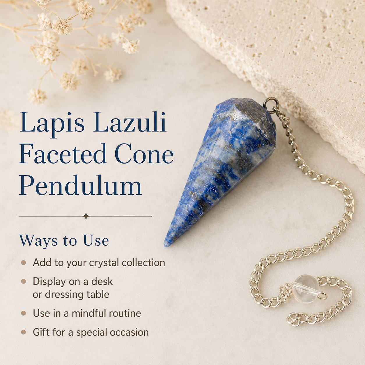 Lapis Lazuli Pendulum (Expansion and Inspiration)  DestGlow