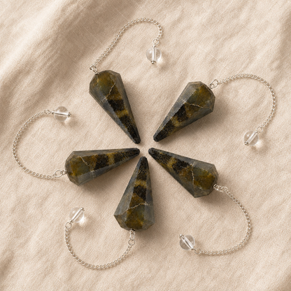 Labradorite Pendulum (Synchronicity and Protection)  DestGlow