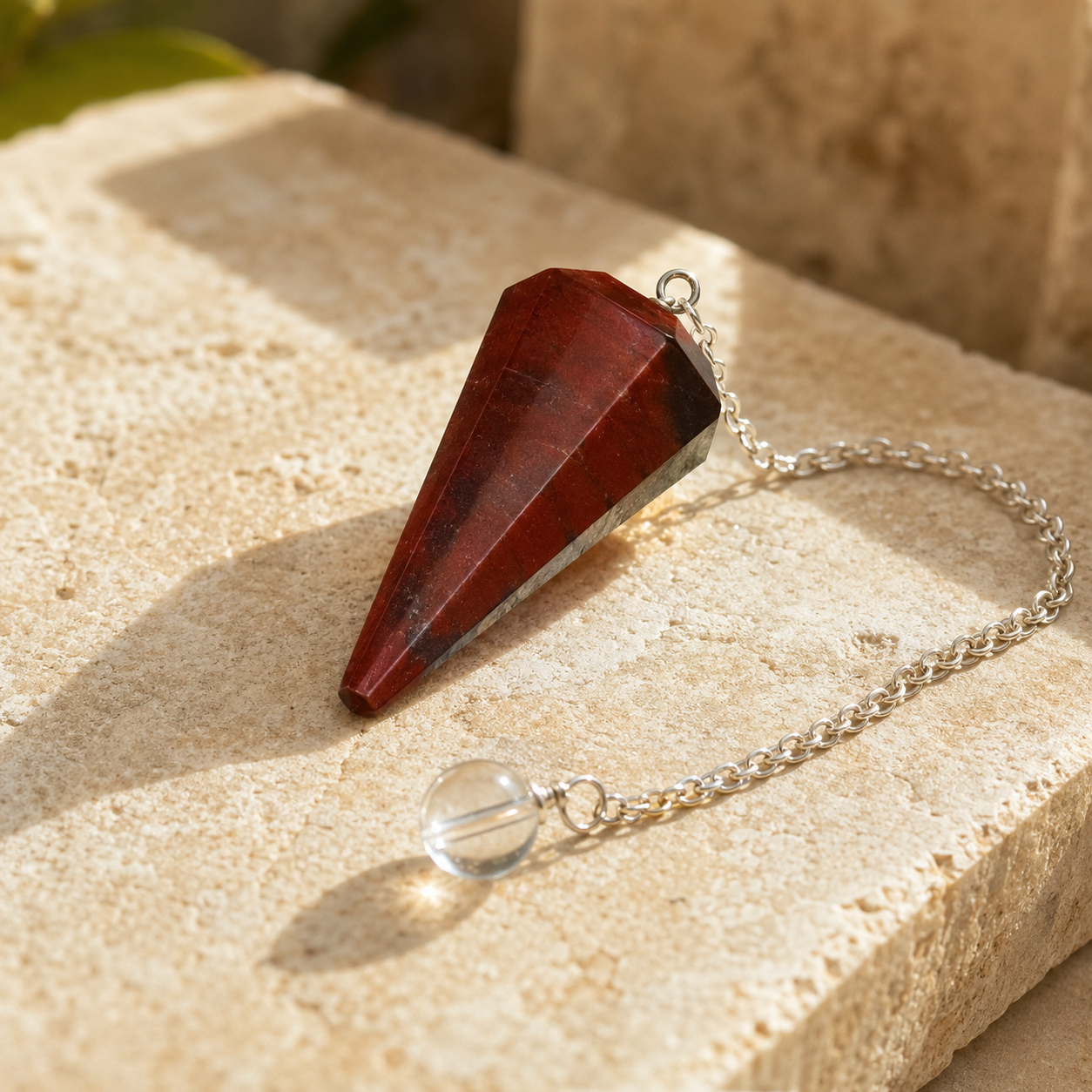 Red Jasper Pendulum (Generosity and Manifestation )  DestGlow
