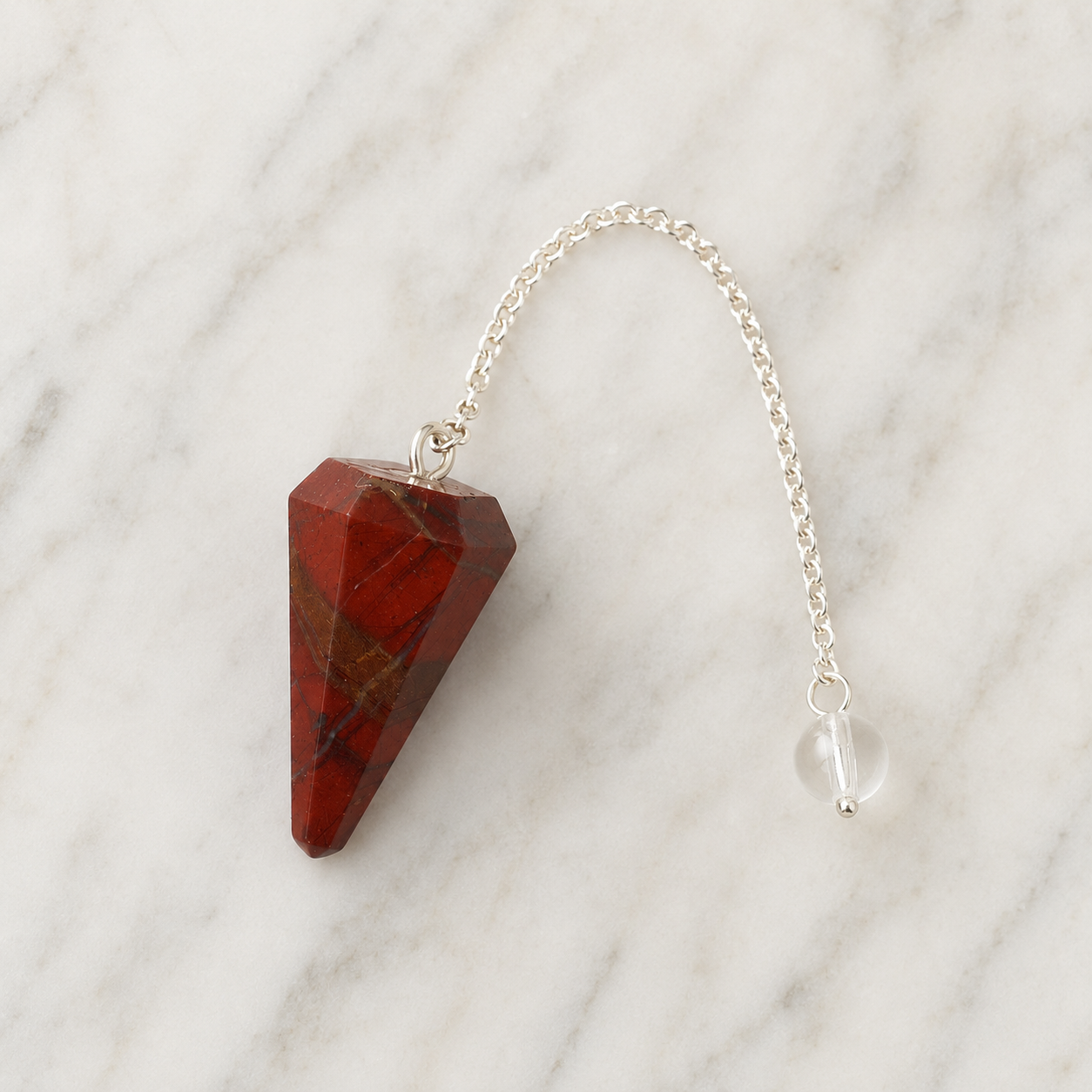 Red Jasper Pendulum (Generosity and Manifestation )  DestGlow