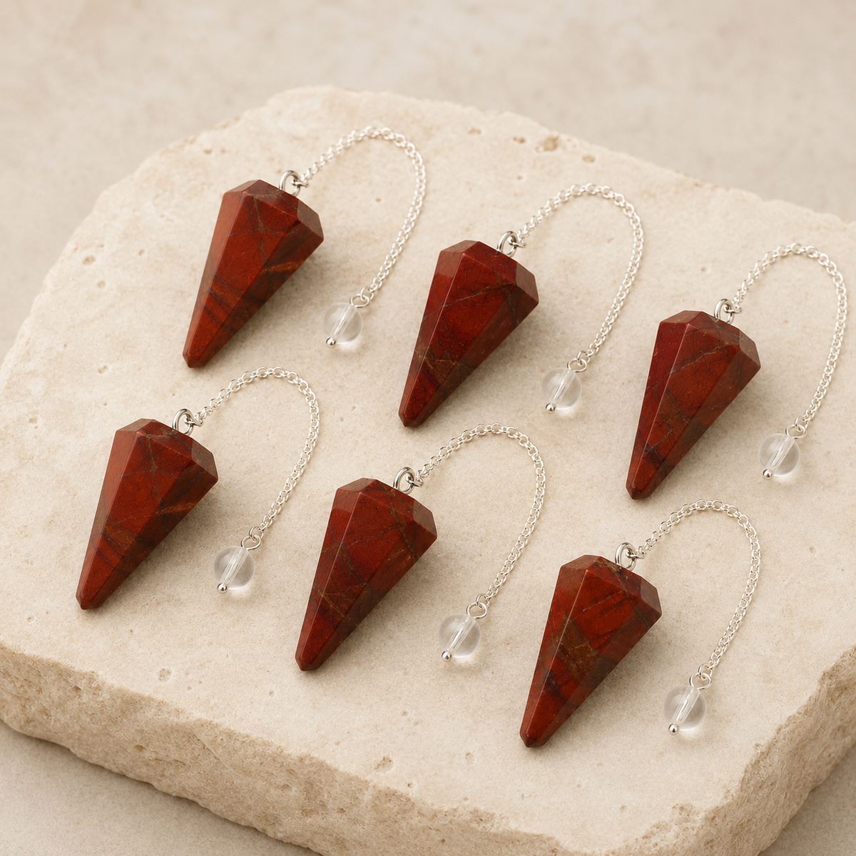Red Jasper Pendulum (Generosity and Manifestation )  DestGlow
