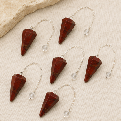 Red Jasper Pendulum (Generosity and Manifestation )  DestGlow