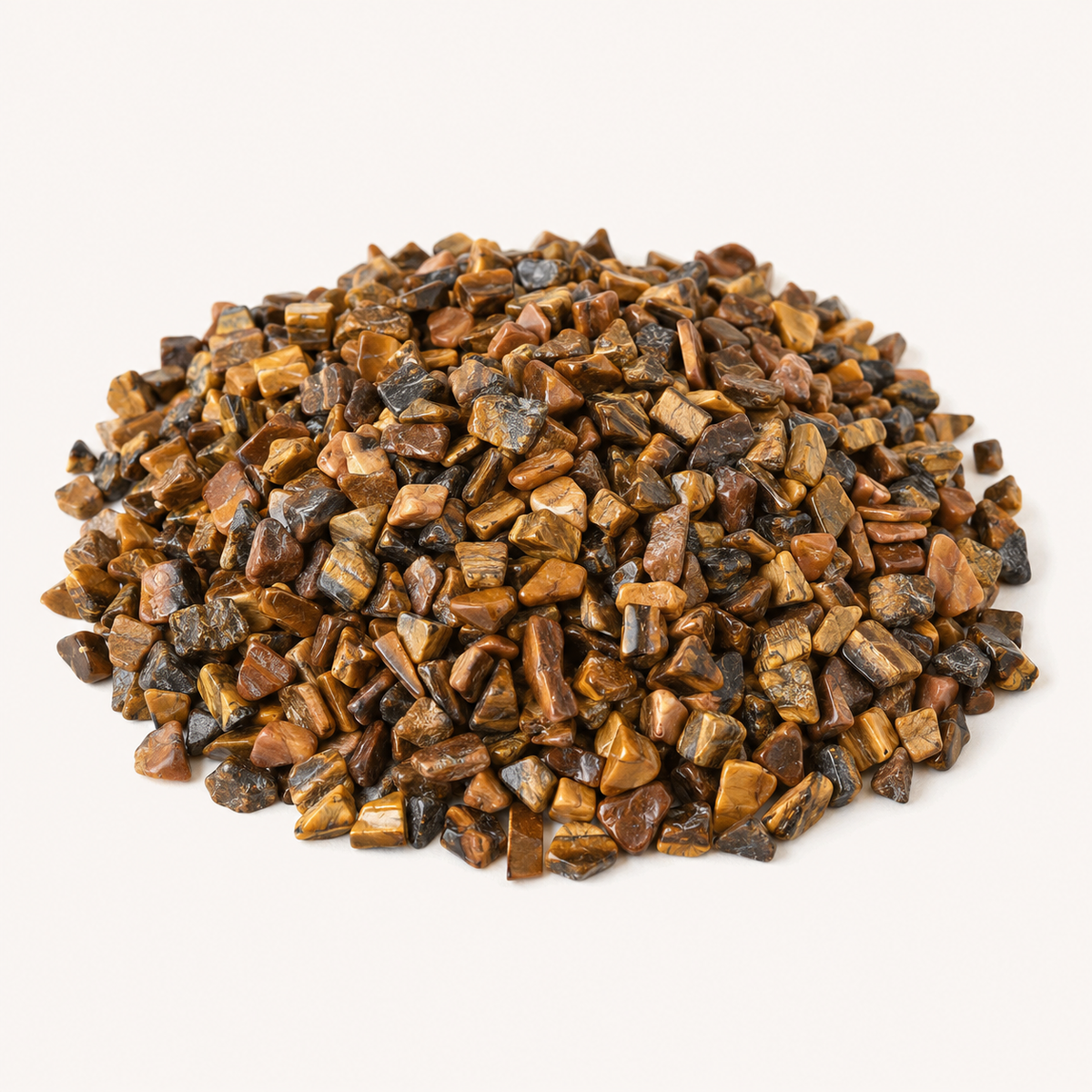 Tiger Eye Gemstone Chips (Protection and Willpower)