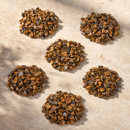 Tiger Eye Gemstone Chips (Protection and Willpower)