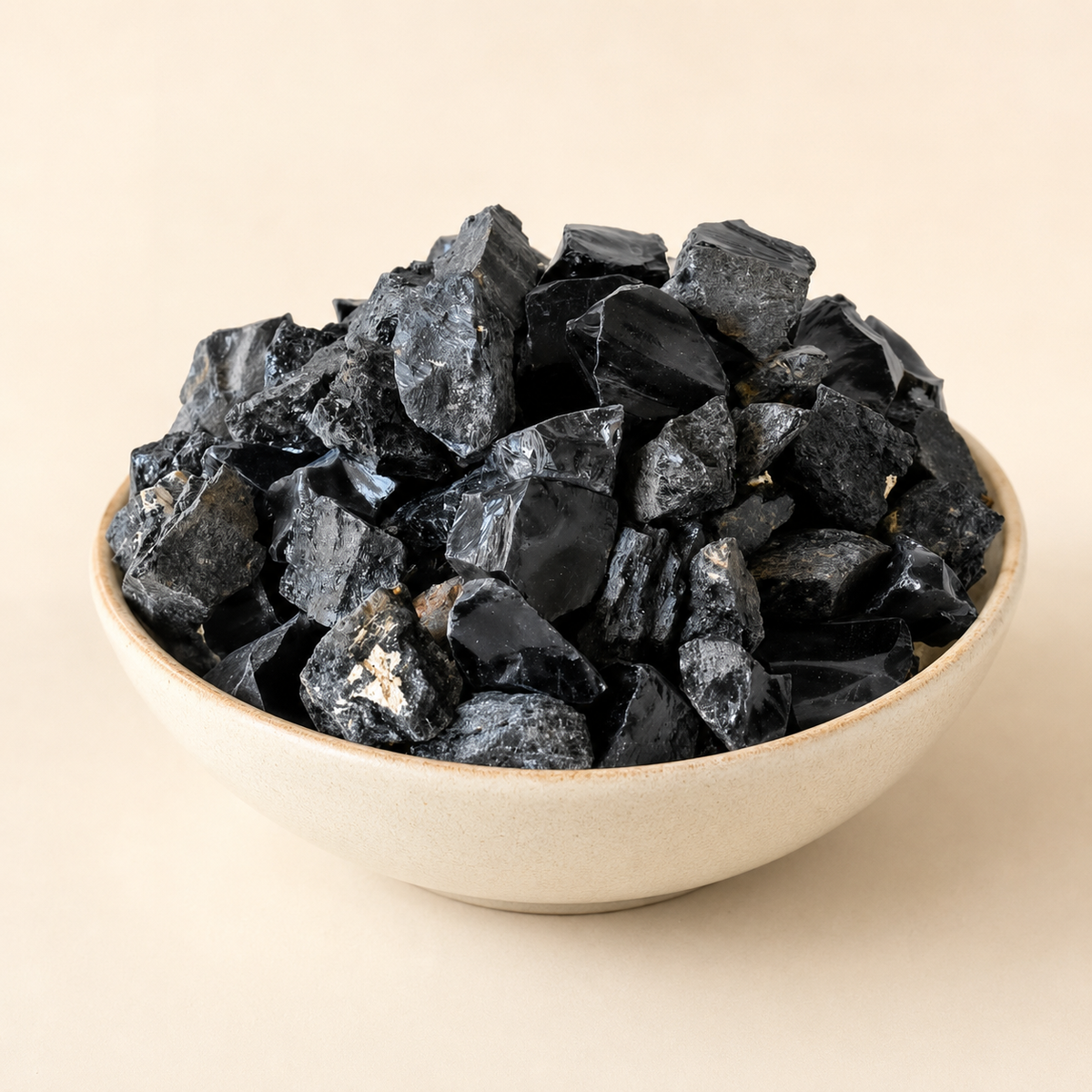 Black Obsidian Rough Rocks (Detoxification and Encouraging Personal Growth)  DestGlow