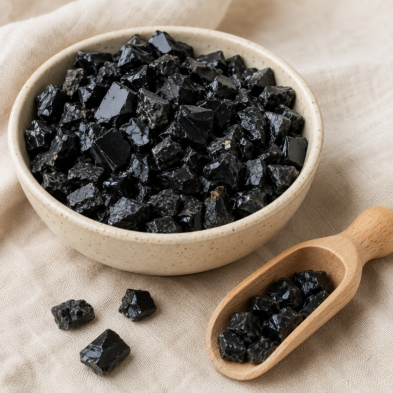 Black Obsidian Rough Rocks (Detoxification and Encouraging Personal Growth)  DestGlow