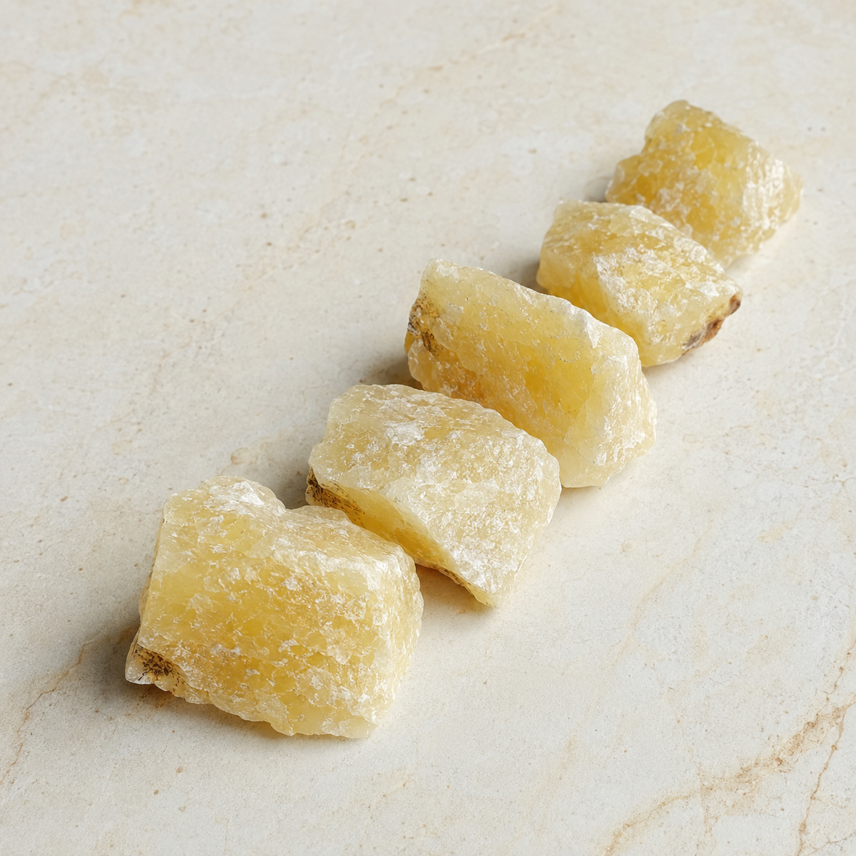 Yellow Aventurine Rough Rocks (Power and Weight Control)  DestGlow