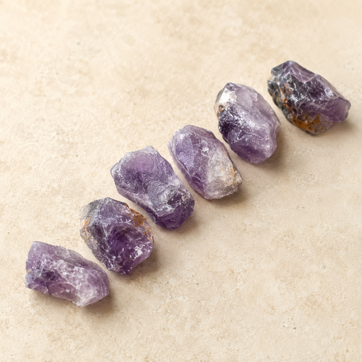 Raw Amethyst Rough Rocks (Serenity and Calm)  DestGlow
