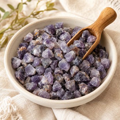 Raw Amethyst Rough Rocks (Serenity and Calm)  DestGlow