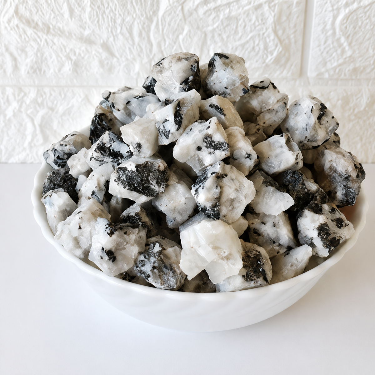Rainbow Moonstone Rough Rocks (Compassion and Inner Confidence)  DestGlow