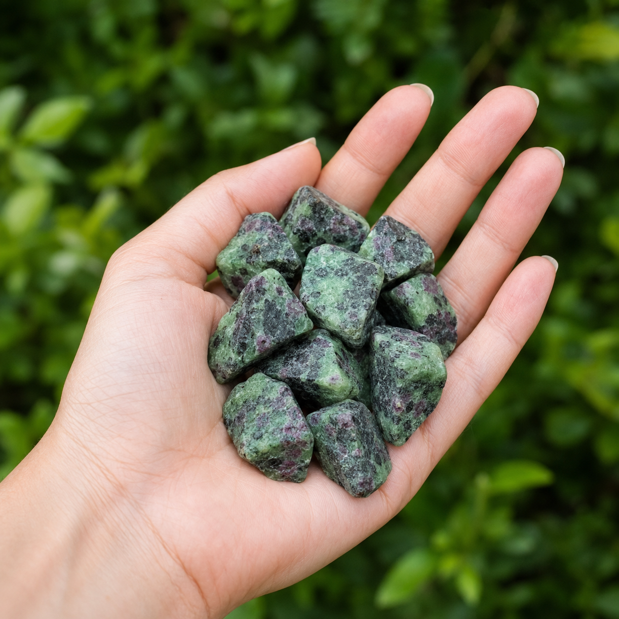 Ruby Zosite Rough Rocks (Psychic Abilities and Channeling )  DestGlow
