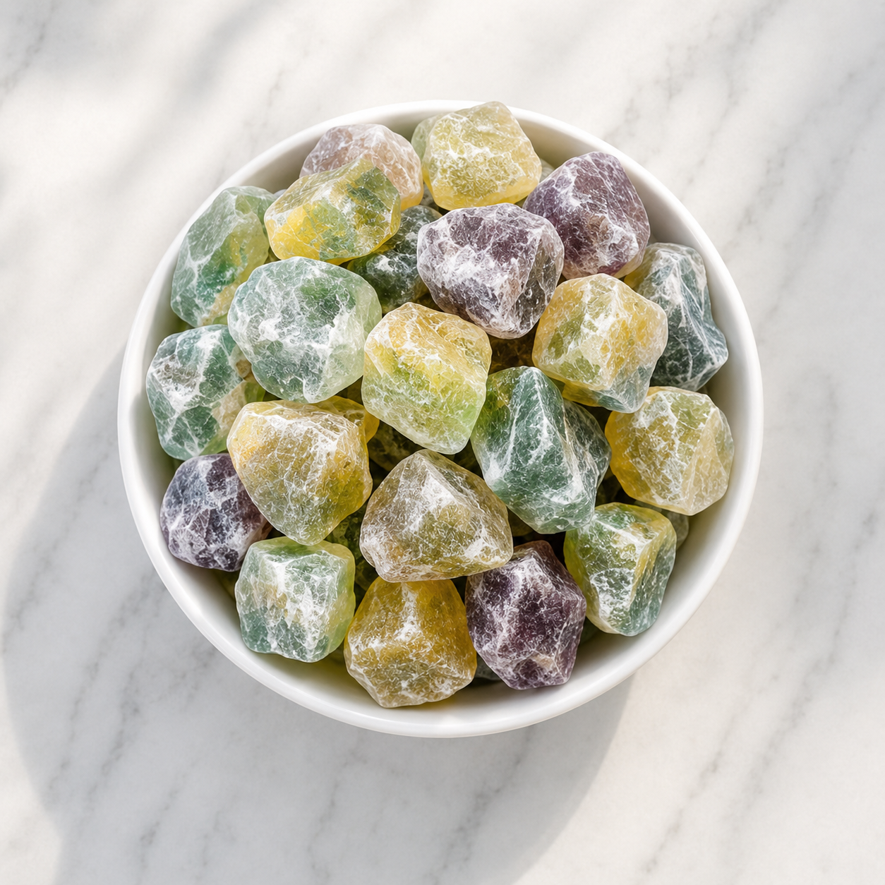 Multi Fluorite Rough Rocks (Grounding and Clarity)  DestGlow