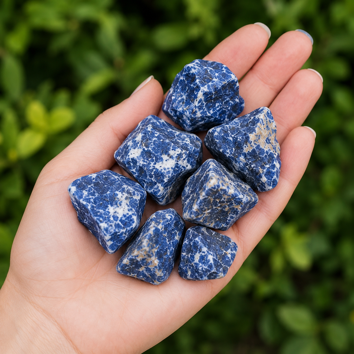 Sodalite Rough Rocks (Alignment With The Higher Self and Meditation)  DestGlow