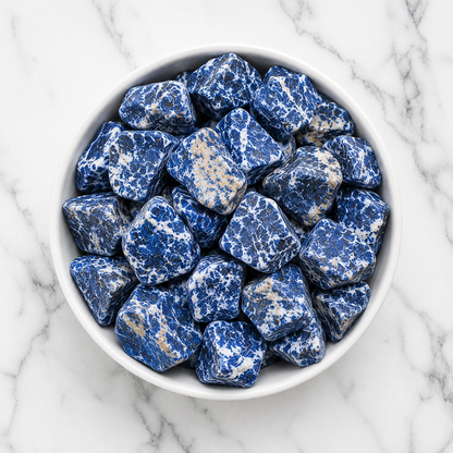Sodalite Rough Rocks (Alignment With The Higher Self and Meditation)  DestGlow