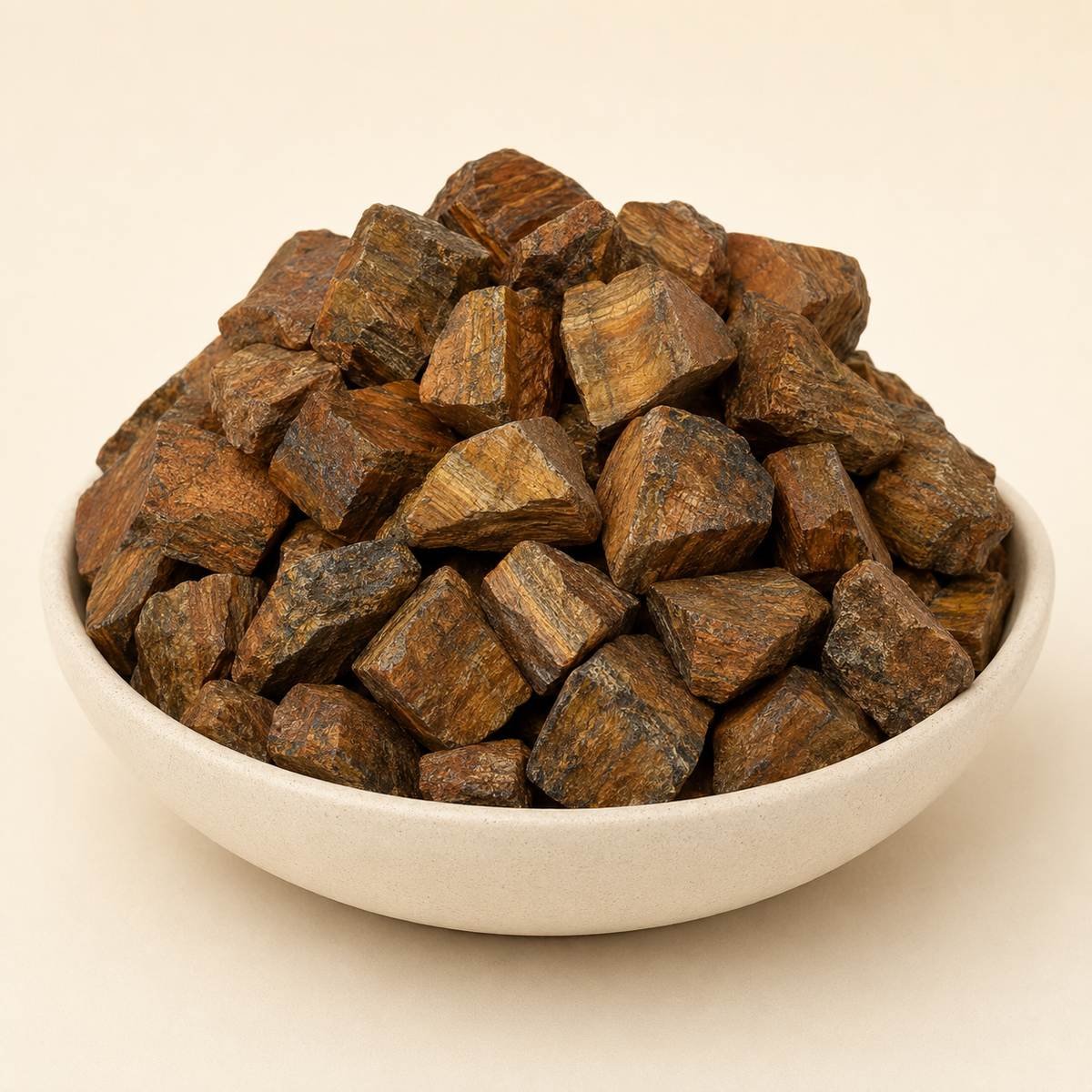 Tiger Eye Rough Rocks (Intuition and Prosperity)  DestGlow