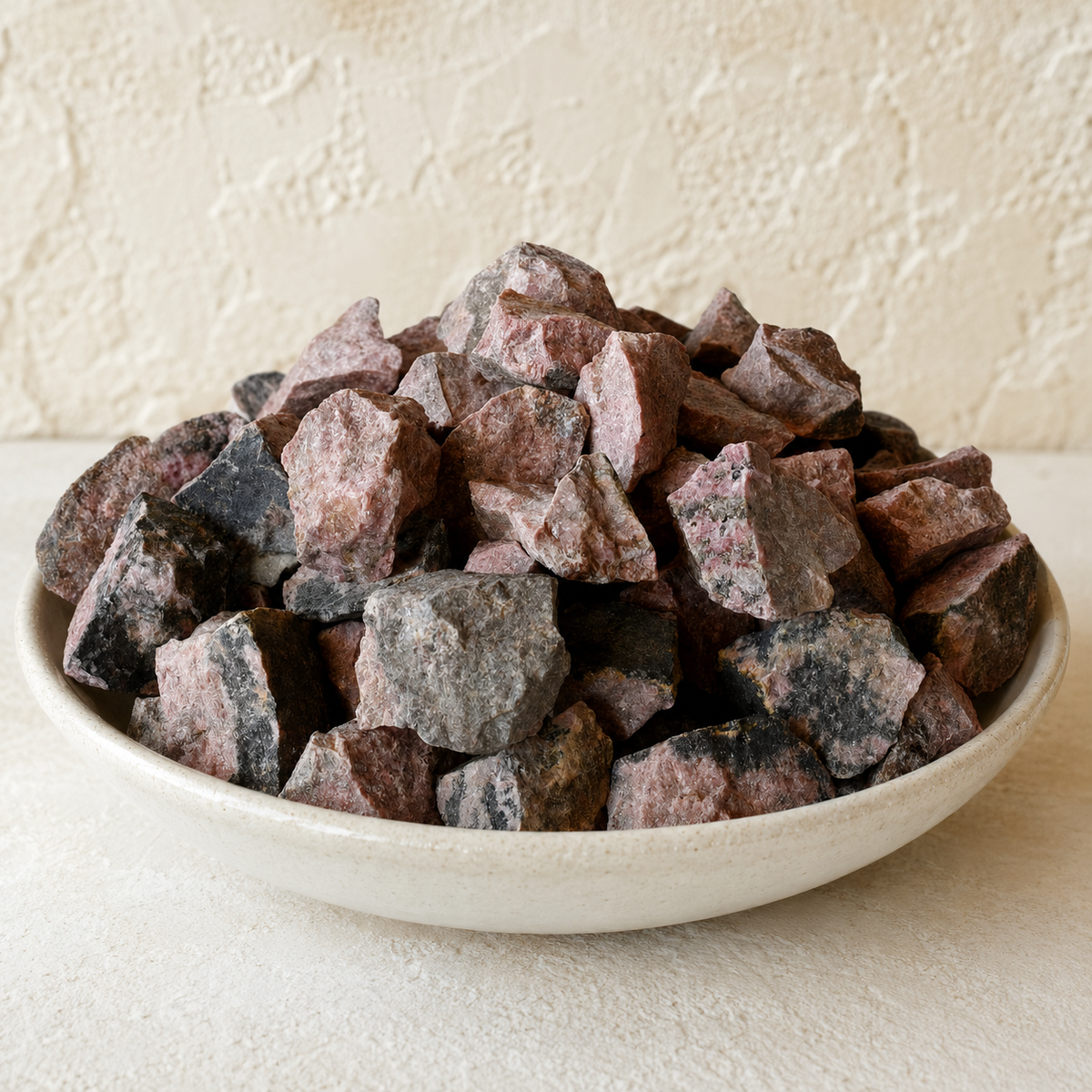 Rhodonite Rough Rocks (Empathy and Generosity)  DestGlow