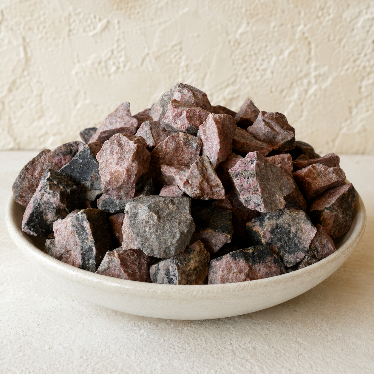 Rhodonite Rough Rocks (Empathy and Generosity)  DestGlow