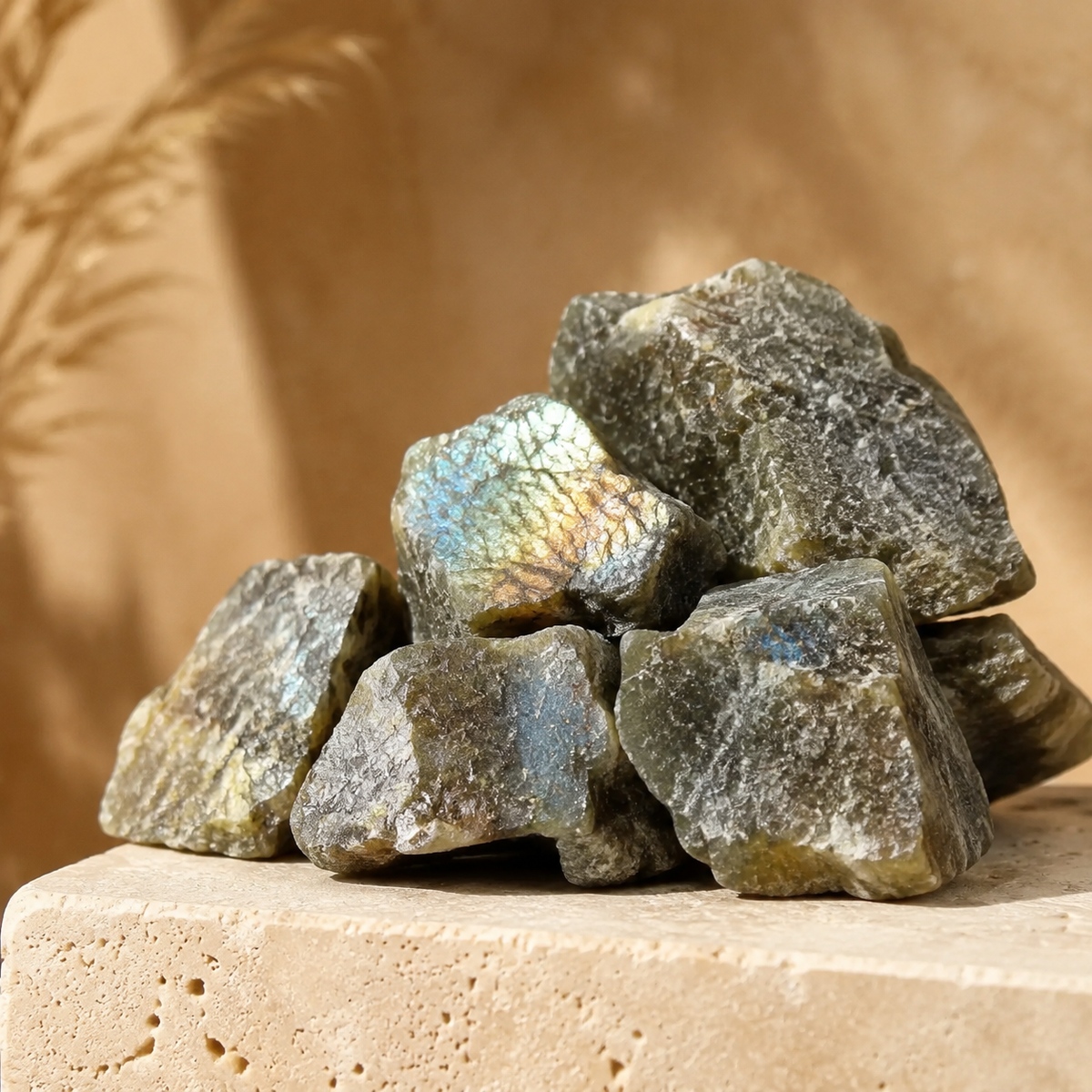 Labradorite Raw Stones (Meditate and Balance)  DestGlow