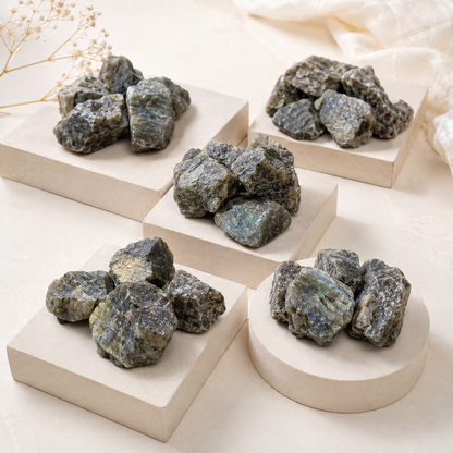Labradorite Raw Stones (Meditate and Balance)  DestGlow