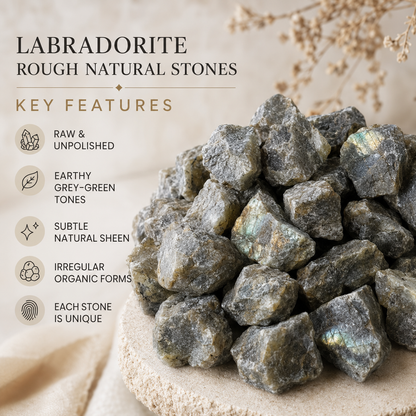Labradorite Raw Stones (Meditate and Balance)  DestGlow