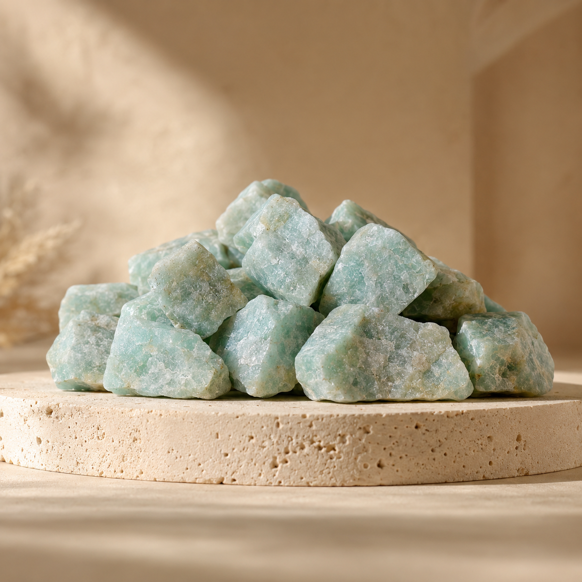 Raw Amazonite Rough Rocks (Luck  and Success)