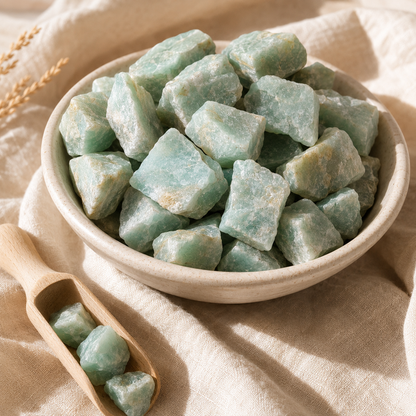 Raw Amazonite Rough Rocks (Luck  and Success)
