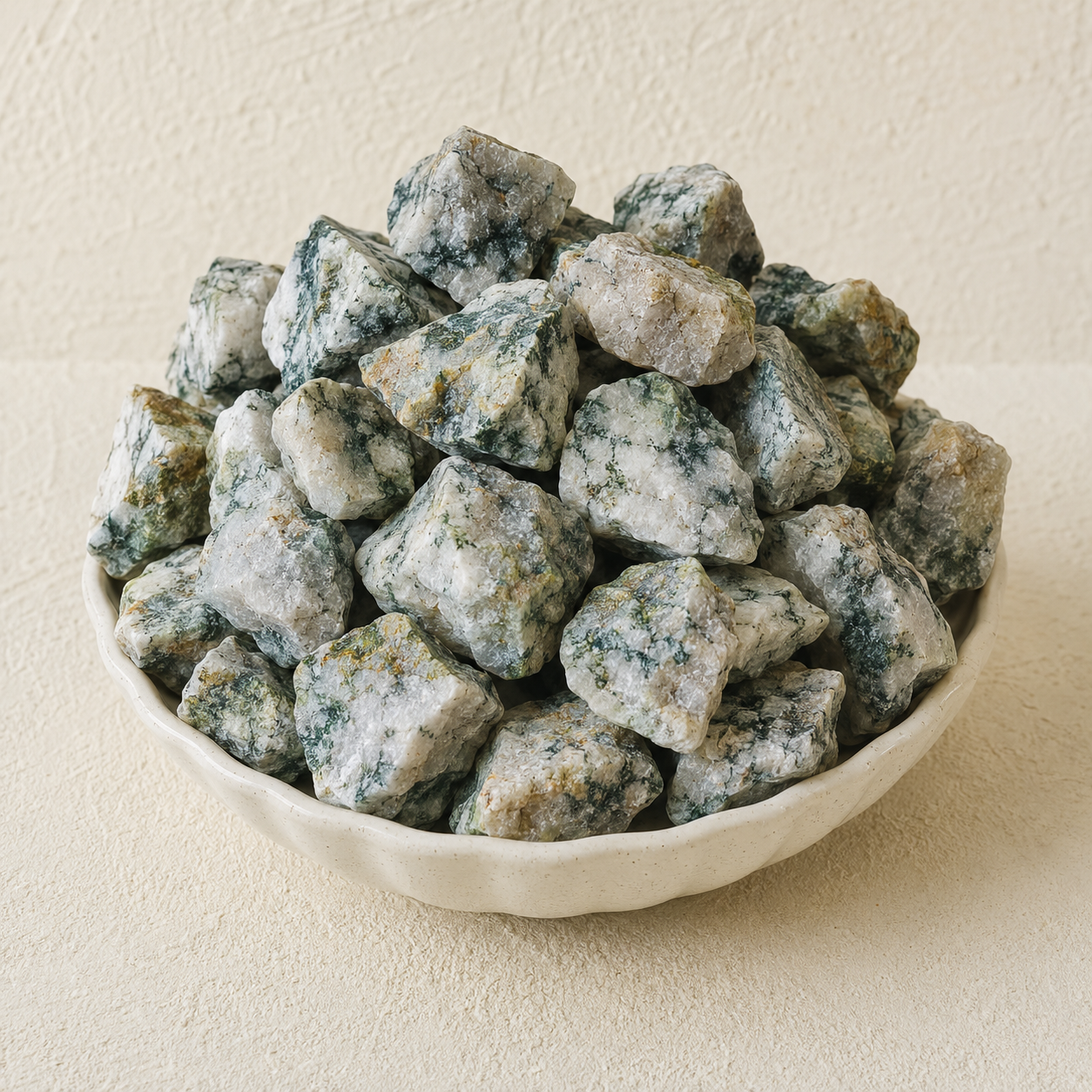 Tree Agate Rough Rocks (Trust and Self-Discipline)  DestGlow
