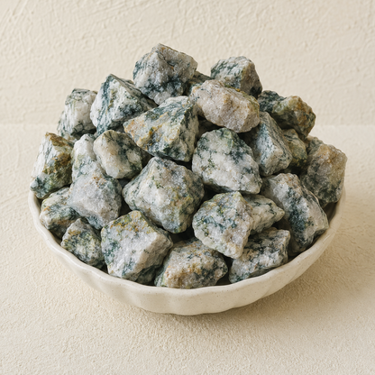 Tree Agate Rough Rocks (Trust and Self-Discipline)  DestGlow