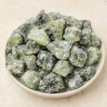 Phrenite Rough Rocks (Living in the Present am and Prosperity)  DestGlow