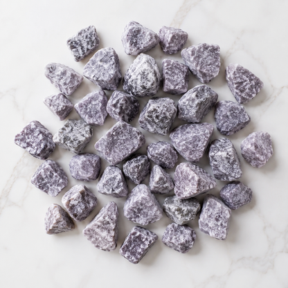 Lepidolite Rough Rocks (Emotional Balance and Inner Peace)  DestGlow