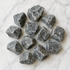 Black Rutile Rough Rocks (Promotes Strength and Growth)  DestGlow