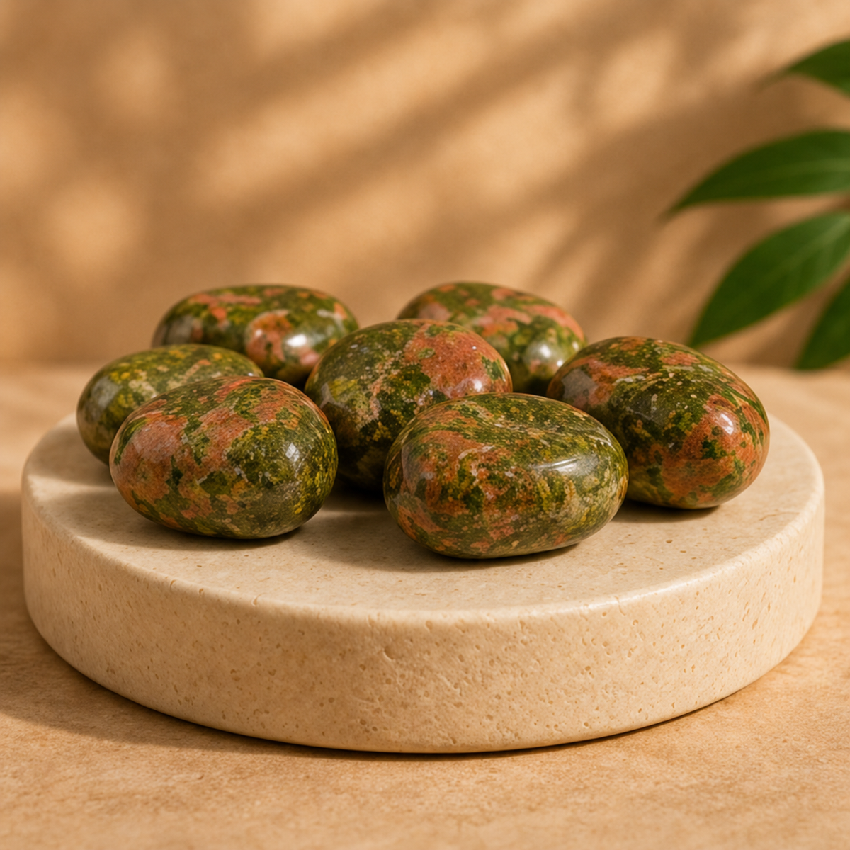Unakite Tumbled Crystals (Self Discovery and Wisdom )  DestGlow