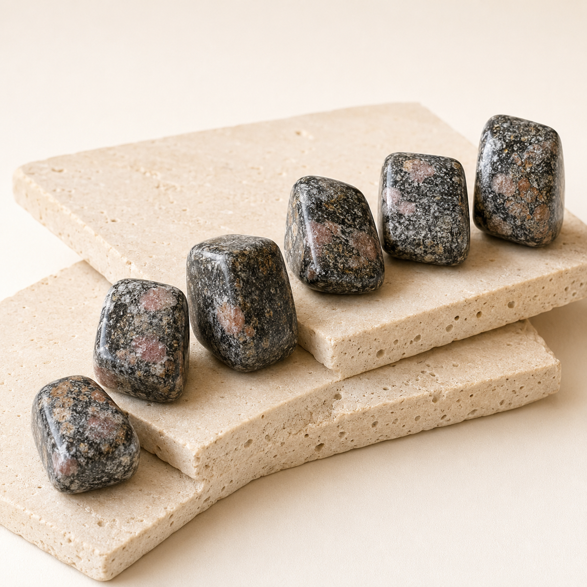 Spinelle Matrix Tumbled Crystals(Physical Strength and Promotes Longevity)  DestGlow
