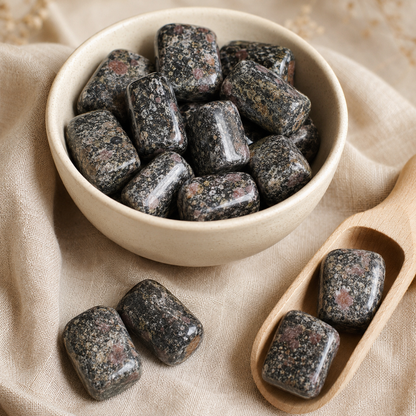 Spinelle Matrix Tumbled Crystals(Physical Strength and Promotes Longevity)  DestGlow