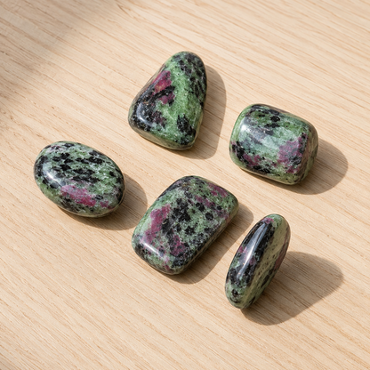 Ruby Zosite Tumbled Crystals(Confidence and Courage )  DestGlow