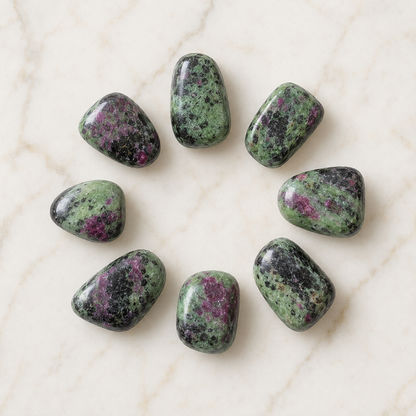 Ruby Zosite Tumbled Crystals(Confidence and Courage )  DestGlow