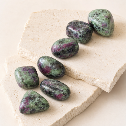 Ruby Zosite Tumbled Crystals(Confidence and Courage )  DestGlow