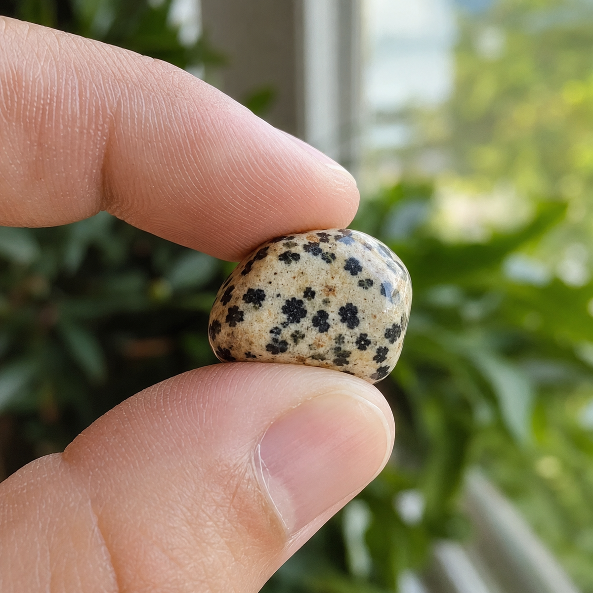 Dalmatian Jasper Tumbled Crystals (Luck And Good Fortune and Manifestation)  DestGlow