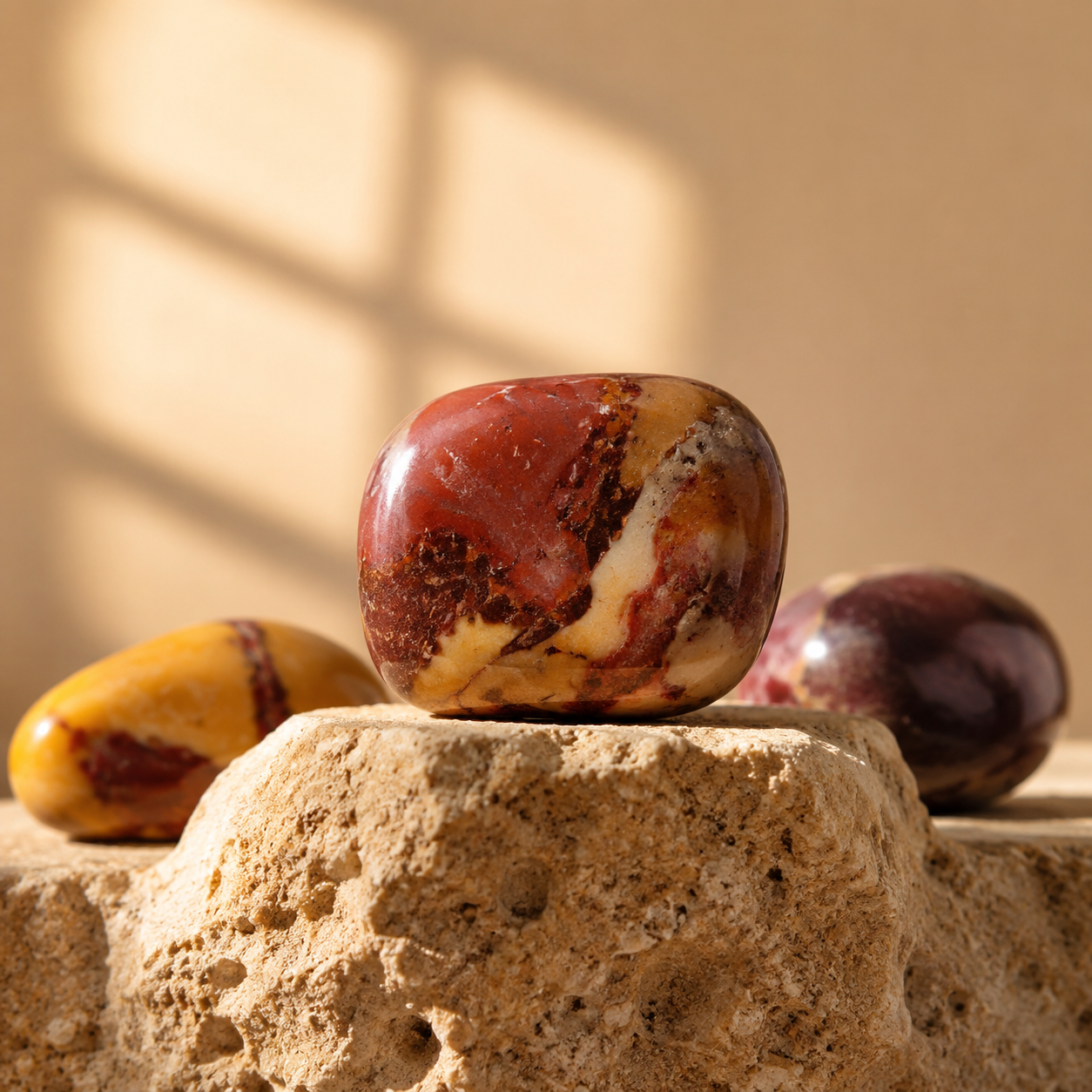 Mookaite Tumbled Crystals(Manifestation and Prosperity)  DestGlow
