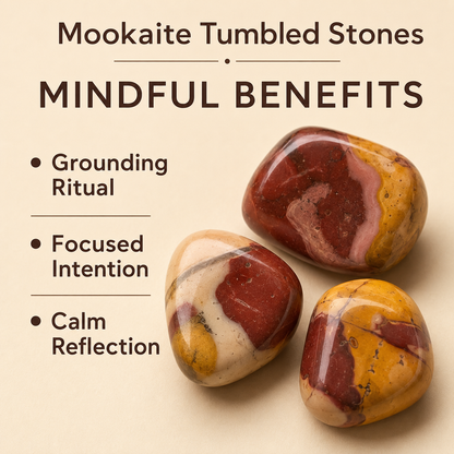 Mookaite Tumbled Crystals(Manifestation and Prosperity)  DestGlow