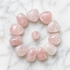 Rose Quartz Tumbled Crystals (Anxiety Relief and Relaxation)  DestGlow