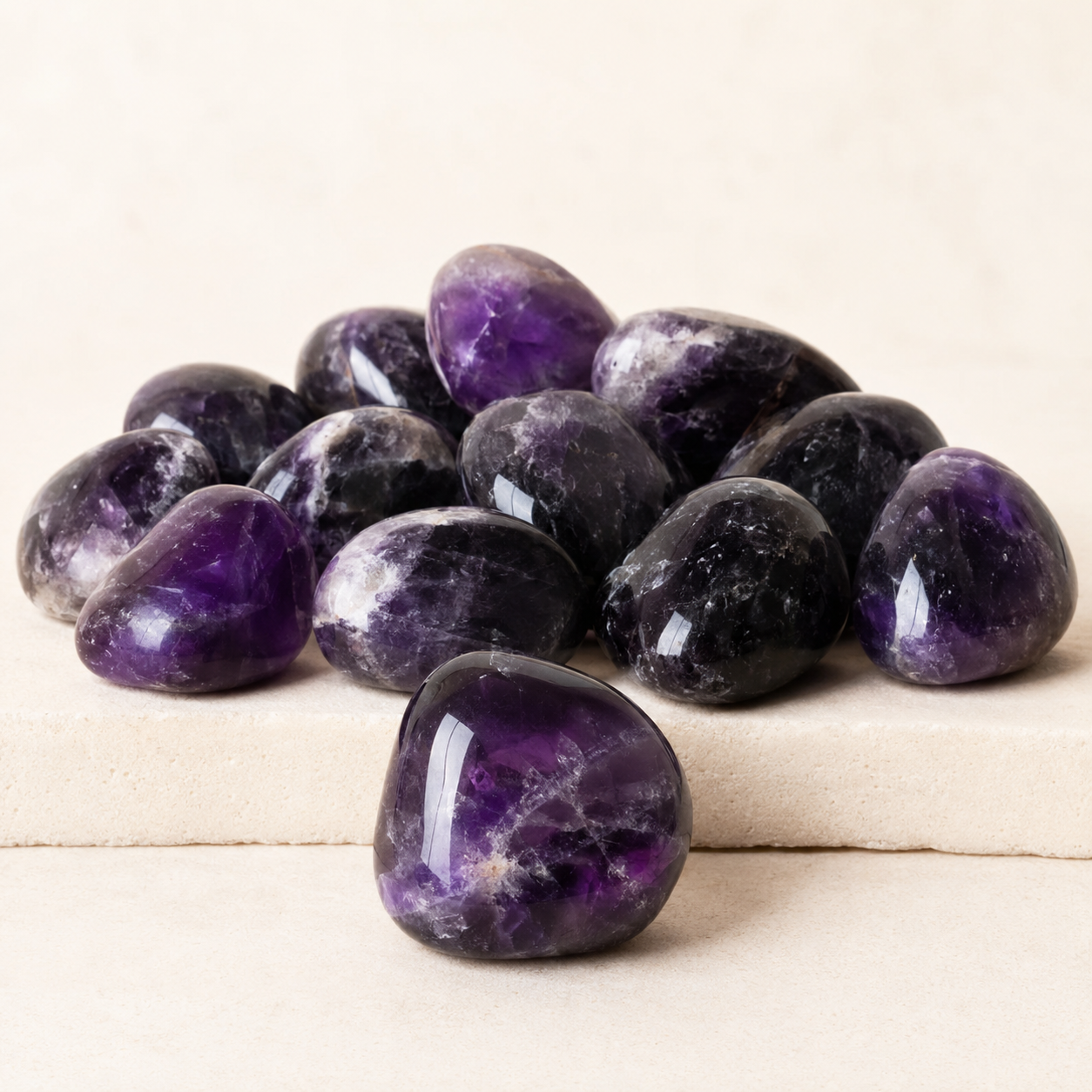 Amethyst Tumbled Crystals (Trust and Grace)  DestGlow