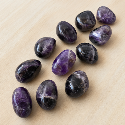 Amethyst Tumbled Crystals (Trust and Grace)  DestGlow