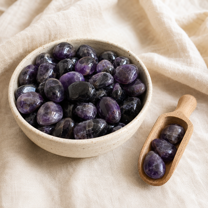 Amethyst Tumbled Crystals (Trust and Grace)  DestGlow