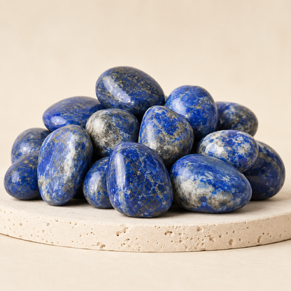 Lapis Lazuli Tumbled Crystals (Expansion and Insight)  DestGlow