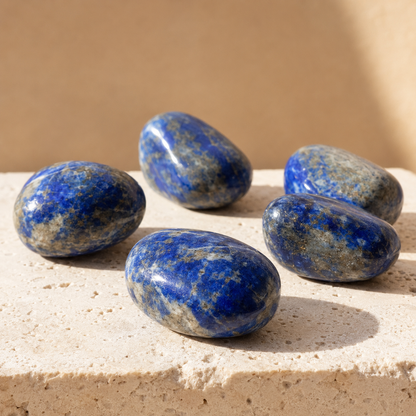 Lapis Lazuli Tumbled Crystals (Expansion and Insight)  DestGlow
